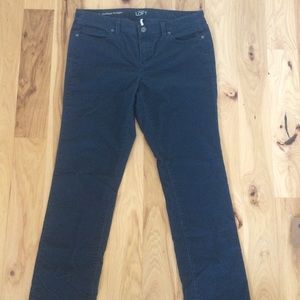 Loft teal corduroy jeans